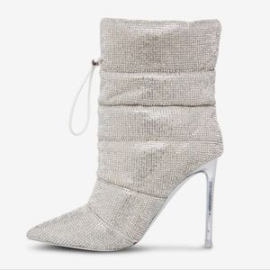 New! Steve Madden Cloak-R Rhinestone Heel Bootie